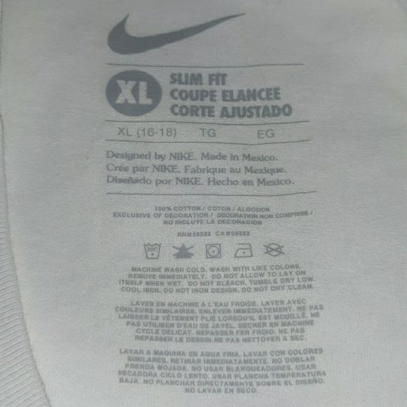 NWT Nike Slim Fit T-Shirt Ok‎ To Be Fast Ladies XL - Picture 3 of 5